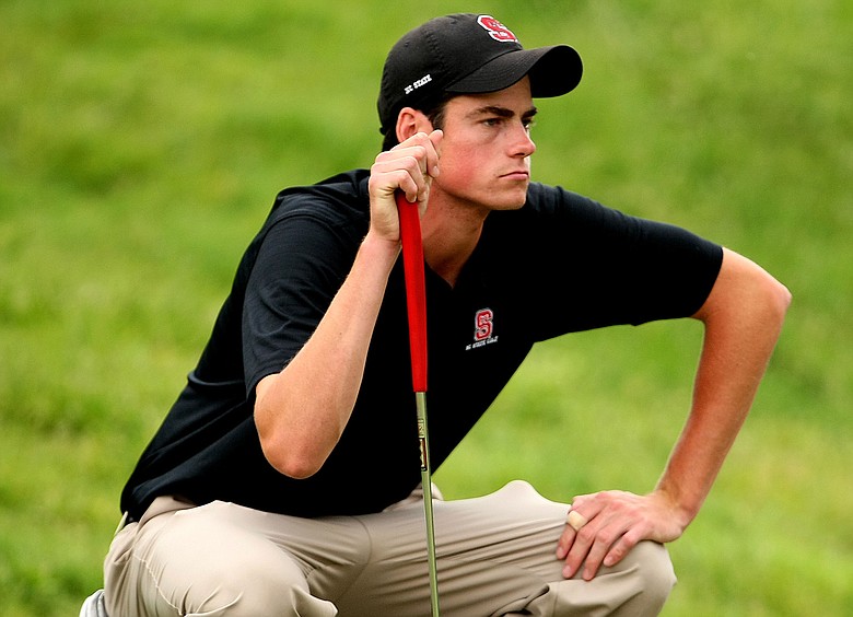 North Carolina State's Matt Hill during the second round of stroke play at the 2009 NCAA Golf Championships.