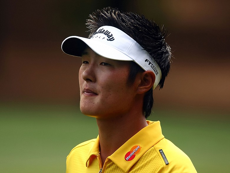 Danny Lee of New Zealand walks to the third green during the third round of the 2009 Quail Hollow Championship.