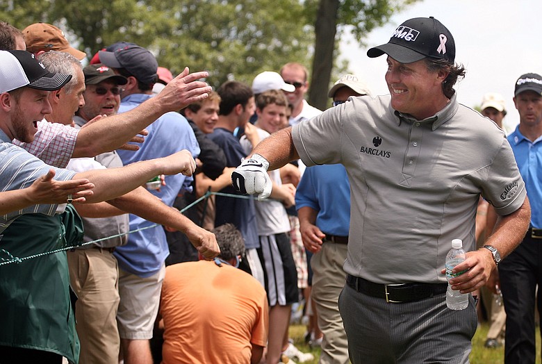 “I love it when she picks me out fashion stuff like sunglasses and such ... because my fashion sense isn’t the best,” Mickelson said of birthday gifts from his wife Amy.