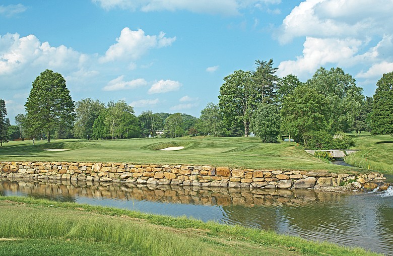 The 15th hole at The Greenbrier Old White Course.