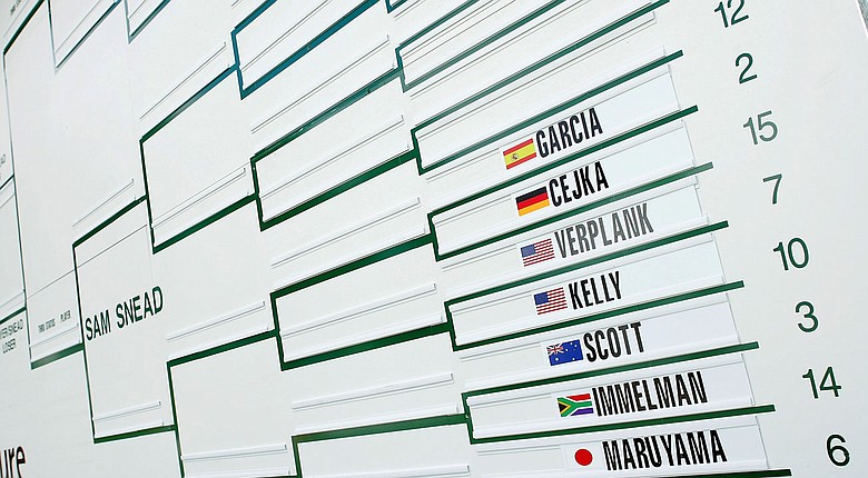 A bracket from the WGC-Accenture Match Play Championship.