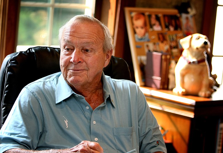 Arnold Palmer in his office in Latrobe, Pa., on the eve of his 80th birthday.