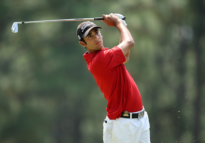 Adam Mitchell is enjoying his last week as an amateur golfer at the 42nd Walker Cup. He will turn pro next week.