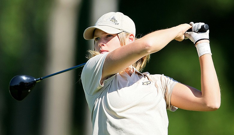 Purdue junior Maude-Aimee Leblanc, the reigning Big 10 champion.