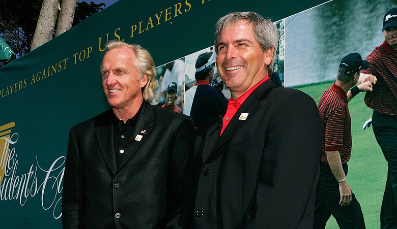 Greg Norman will captain the International team at the Presidents Cup, and Fred Couples will captain the U.S. team.