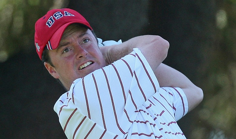 Mid-amateur Nathan Smith during the 2011 Walker Cup.