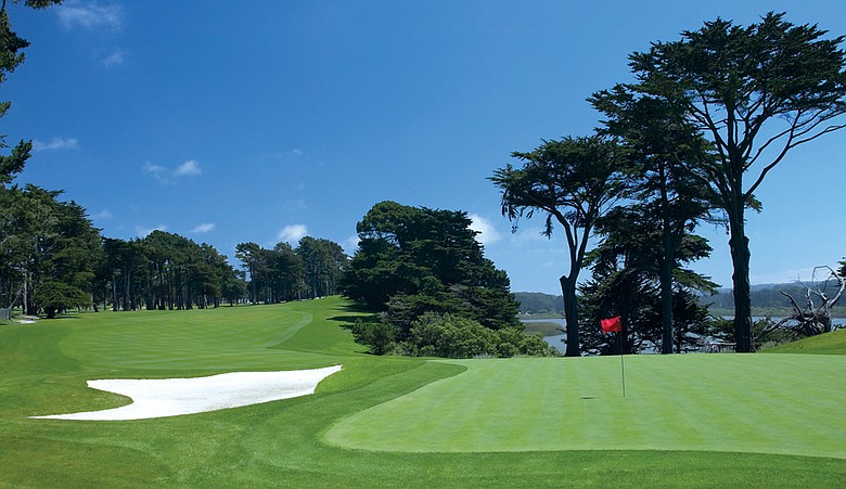 No. 15 at Harding Park, which will be used as No. 12 in the Presidents Cup.