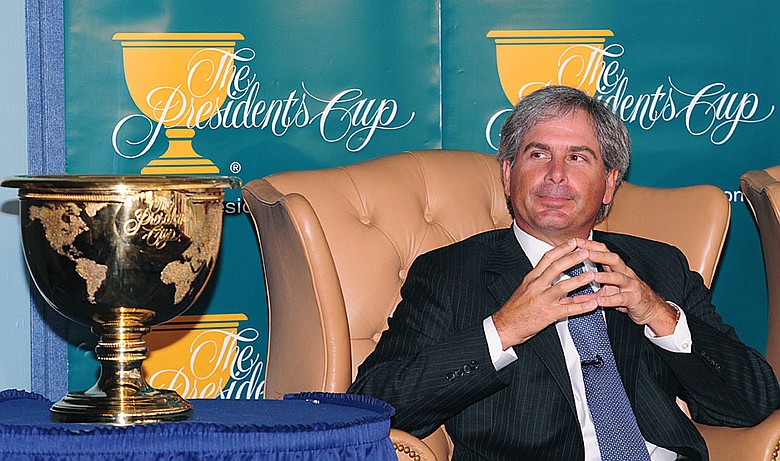 U.S. Presidents Cup captain Fred Couples.