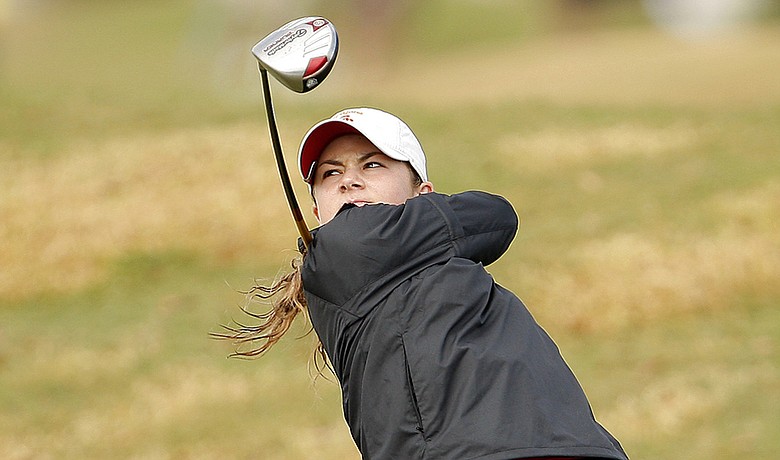 Rachel Morris shot 74 Oct. 10 to take the first-round lead at the Ping Invitational.