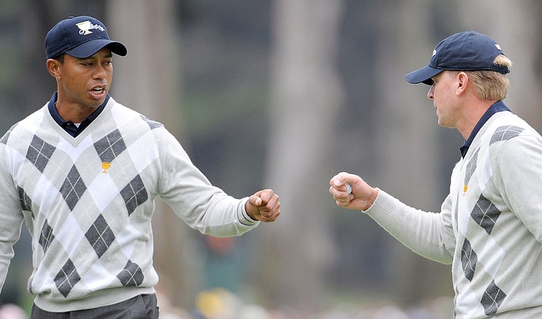 Tiger Woods and Steve Stricker are 4-0 at Harding Park.