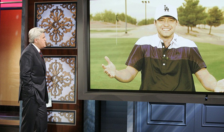 Justin Timberlake appears on The Jay Leno Show on Oct. 12.