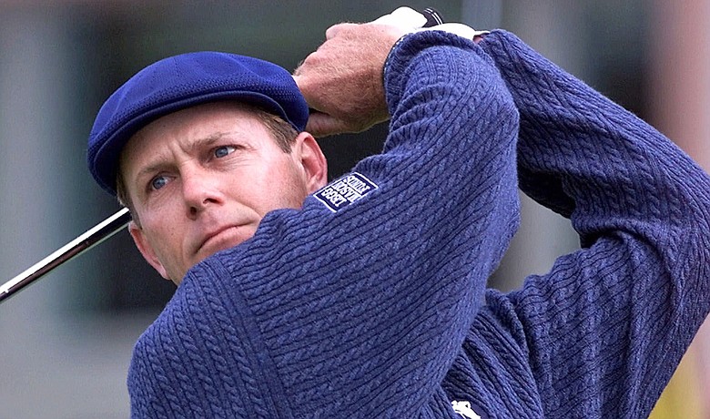 Payne Stewart during the first round of the 1999 British Open at Carnoustie.