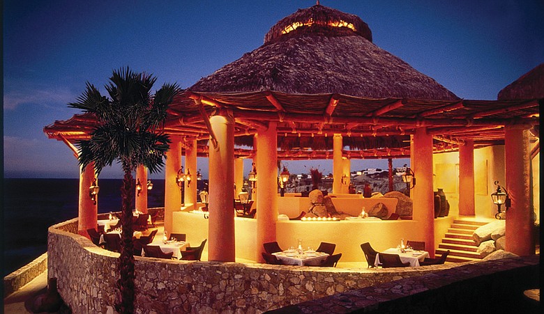 Esperanza Resort at night.