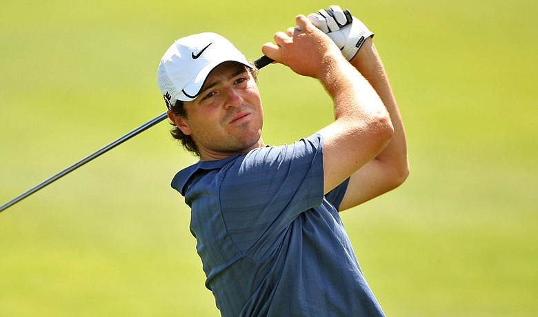 Pablo Martin shot a 4-under 68 on Friday to take a two-stroke lead in the South African Open.