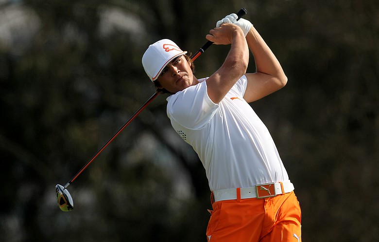 Rickie Fowler at the Farmers Insurance Open at Torrey Pines.
