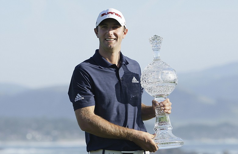 Dustin Johnson wins back-to-back at Pebble Beach.