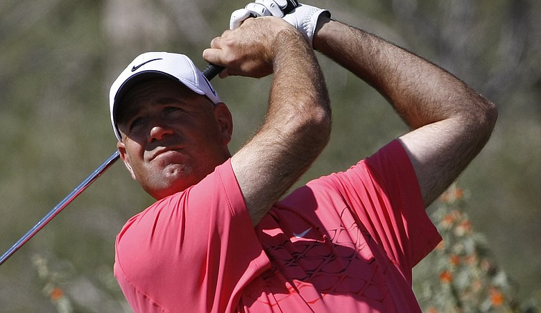 Stewart Cink defeated Charl Schwartzel in 19 holes Friday at the Accenture Match Play Championship.