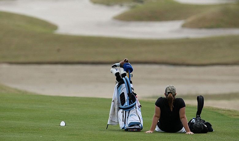 Stephanie Connelly waits to hit a shot during the 2009 UCF Challenge.