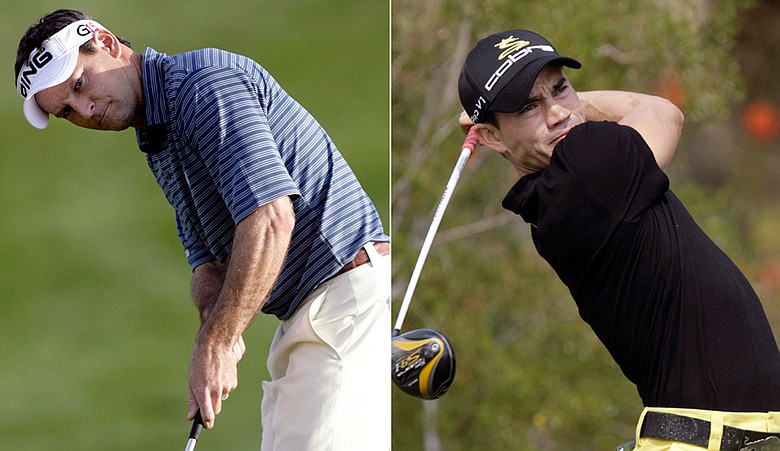 Mark Wilson and Camilo Villegas.