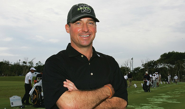 Chris Smith, back at work at the Mayakoba Golf Classic.