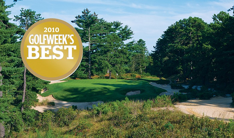 Pine Valley (10th hole pictured) returns to No. 1 on the Classic list.