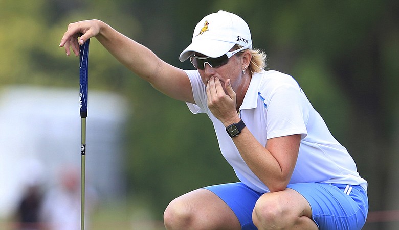 Karrie Webb during the 2010 Women's Australian Open.