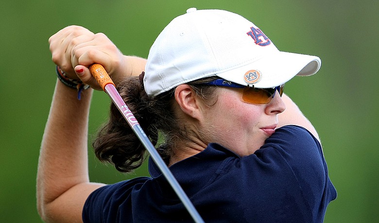Auburn's Candace Schepperle fired a 5-under 67 in the final round of the Tiger/Wave Golf Classic March 14 to finish fourth at 3-over 219. The Tigers won the team title, their second victory in a row.