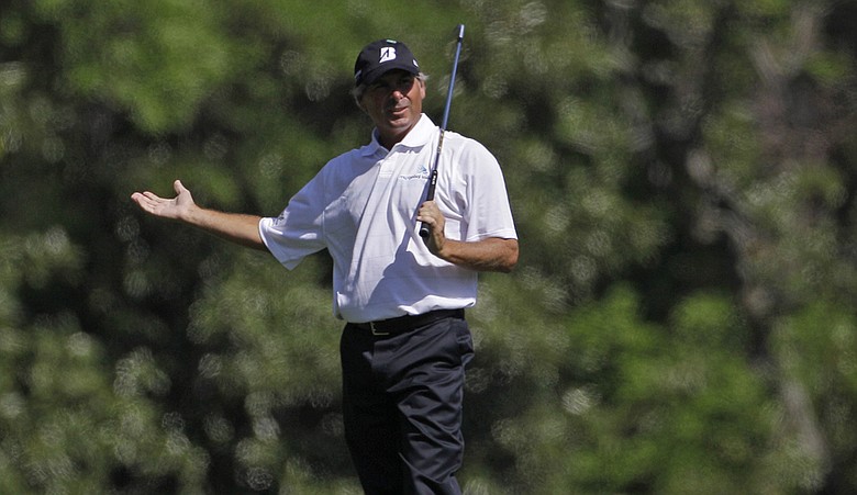 Fred Couples shot 3-over 75 in the second round of the Masters on Friday.