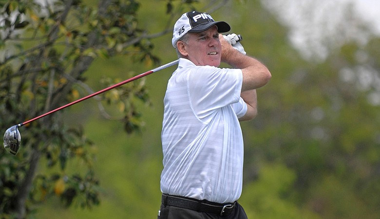 Ken Green during Wednesday's pro-am at the Legends of Golf.