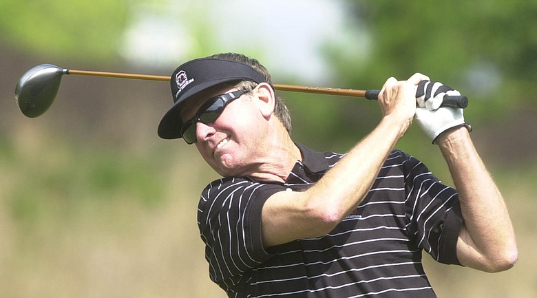 Steve Spurrier at the 2005 BMW Charity Pro-Am.