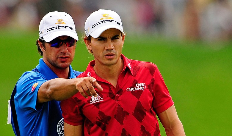 Brett Waldman and Camilo Villegas at the 2009 PGA Championship.