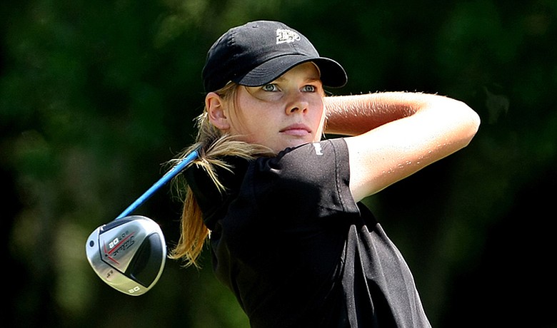 Purdue's Maude-Aimee LeBlanc during the final round of the NCAA Women's Championship.