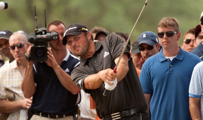 Blake Adams during the final round of the HP Byron Nelson Championship.