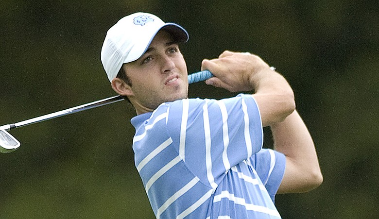 Henry Zaytoun took a big number at the par-3 16th, but finished his round with determination.