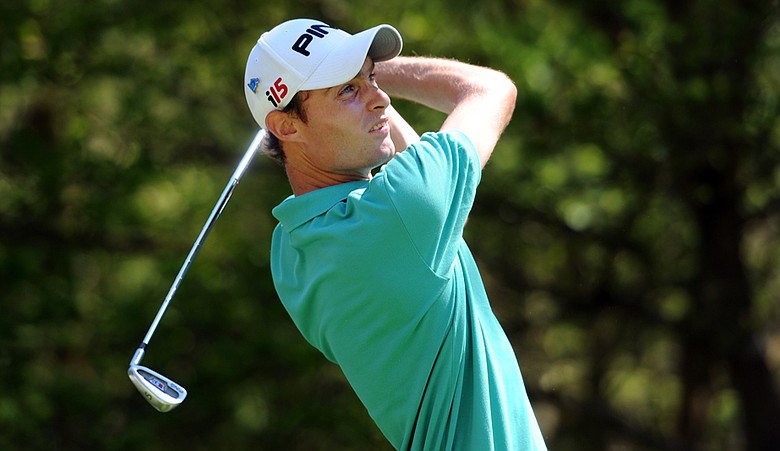 Rhys Davies at the BMW PGA Championship.