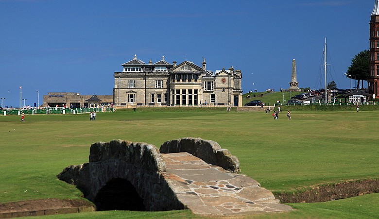 No. 18 at The Old Course in St. Andrews.