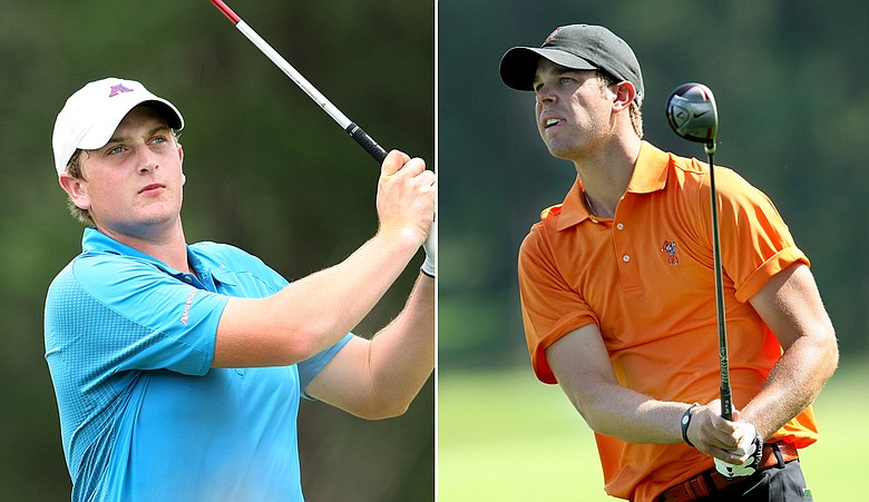 Augusta State's Henrik Norlander and Oklahoma State's Kevin Tway.