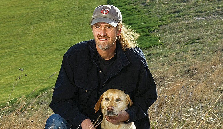 Paul Schock and his constant companion, Rylee.