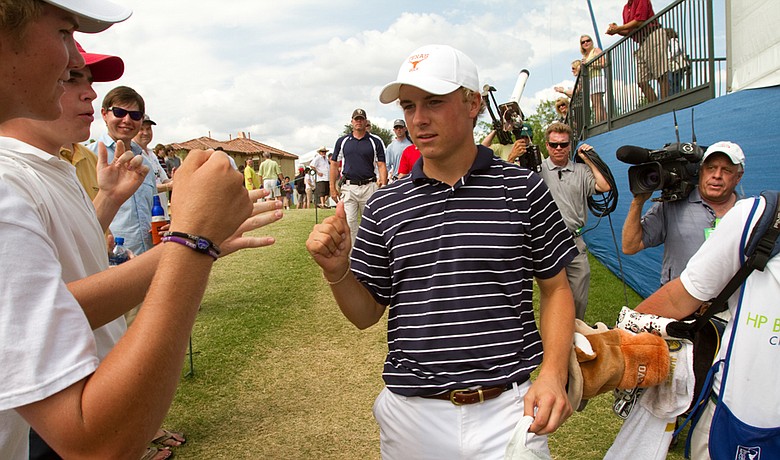 Jordan Spieth during the final round of the HP Byron Nelson Championship.