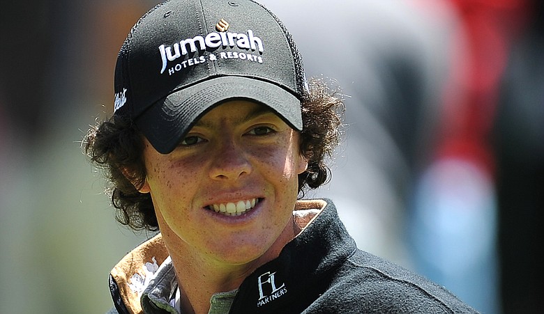 Rory McIlroy during a practice round for the U.S. Open.