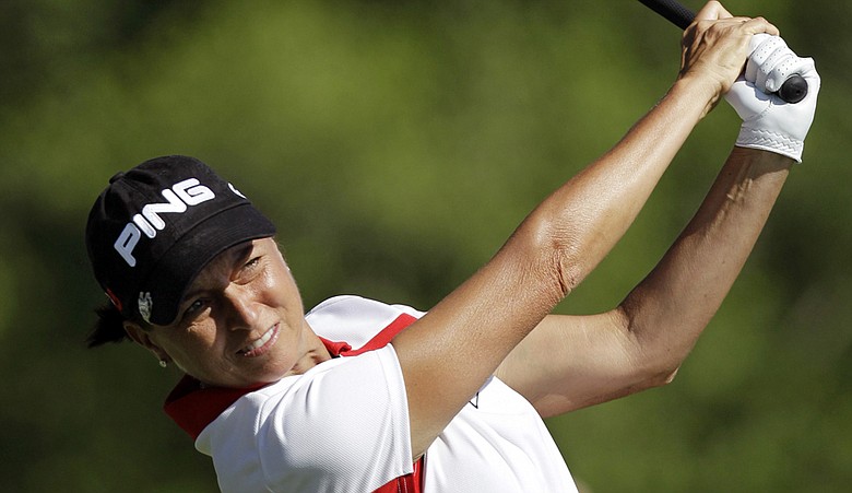 Sherri Steinhauer at the ShopRite LPGA Classic.