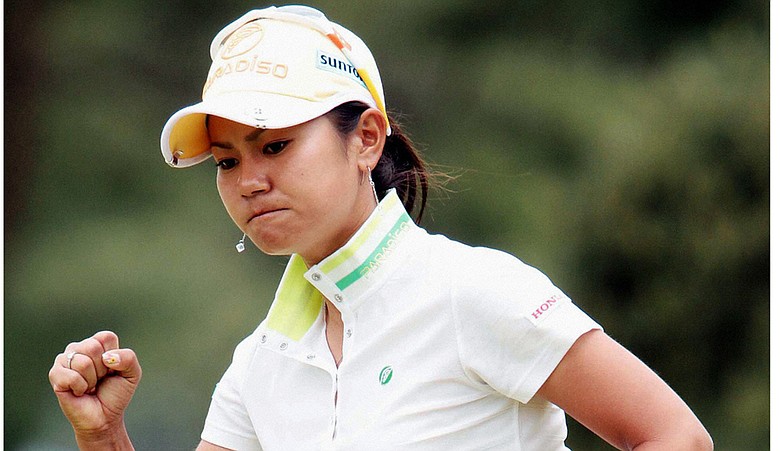 Ai Miyazato at the World Ladies Championship Salonpas Cup.