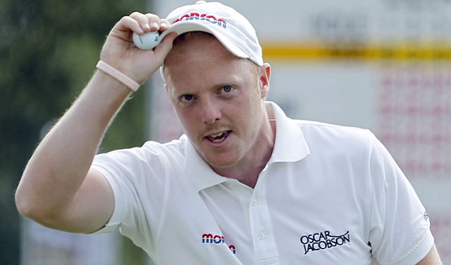 Winner David Horsey from England reacts during the final day of the 22nd BMW International Open in Eichenried near Munich, Germany, on June 27, 2010.
