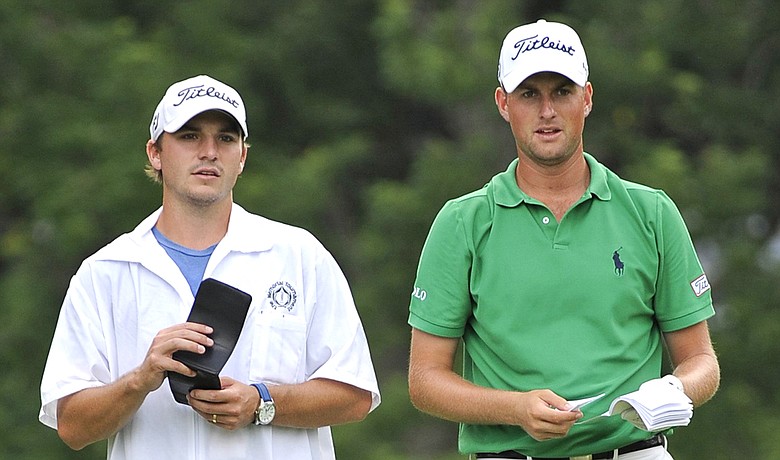 William Kane (left) and Webb Simpson at The Memorial.