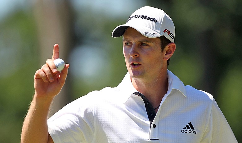 Justin Rose during the final round of the AT&T National.