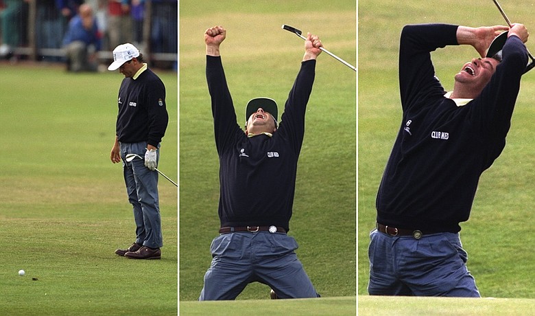 Constantino Rocco flubbed a chip on the 18th hole during the final round of the 1995 British Open, then holed an improbable 65-foot birdie putt to force a playoff.