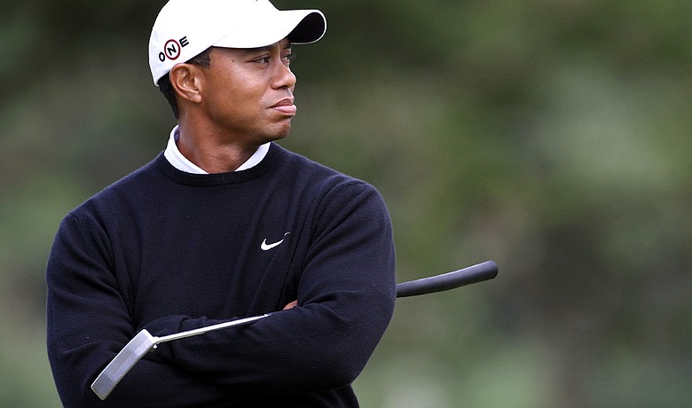 Tiger Woods during the JP McManus Invitational Pro-Am on July 5.