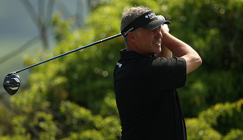 Darren Clarke at the Wales Open.