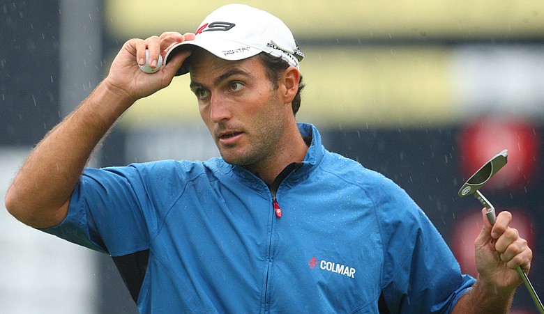 Edoardo Molinari during Round 3 of the Scottish Open.