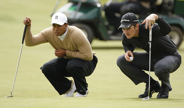 Tiger Woods and Justin Rose are paired with Camilo Villegas for the first two rounds of the British Open.